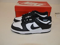 Sneaker nike dunk low retro white black (gs) maat 40 nieuw in doos (2) - afbeelding 5 van  10