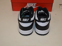 Sneaker nike dunk low retro white black (gs) maat 40 nieuw in doos (2) - afbeelding 6 van  10