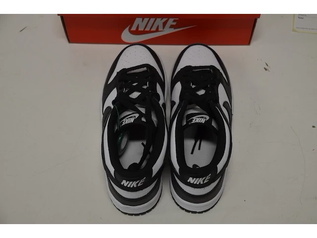 Sneaker nike dunk low retro white black (gs) maat 40 nieuw in doos (2) - afbeelding 7 van  10