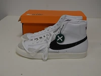 Sneakers nike blazer mid 77 vintage white black maat 48,5 nieuw in doos (2) - afbeelding 2 van  6
