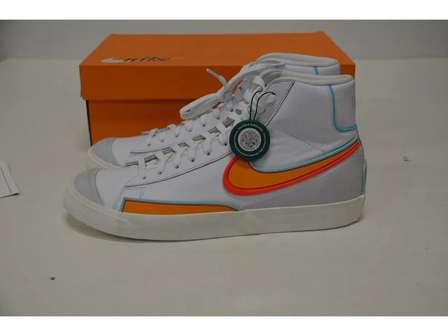 Sneakers nike blazer mid infinite white kumquat maat 45 nieuw in doos (2) - afbeelding 3 van  9