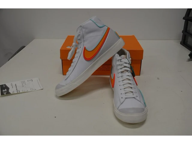 Sneakers nike blazer mid infinite white kumquat maat 45 nieuw in doos (2) - afbeelding 5 van  9