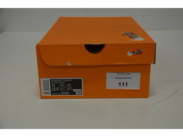 Sneakers nike blazer mid infinite white kumquat maat 45 nieuw in doos (2) - afbeelding 9 van  9
