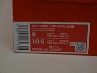 Sneakers nike dunk low emb nba 75th anniversary chicago maat 42,5 nieuw in doos (2) - afbeelding 10 van  10