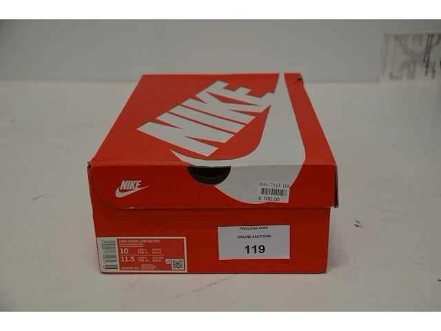 Sneakers nike dunk low michigan state maat 42 nieuw in doos (2) - afbeelding 3 van  10
