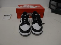 Sneakers nike dunk low retro white black (gs) maat 38 nieuw in doos (2)