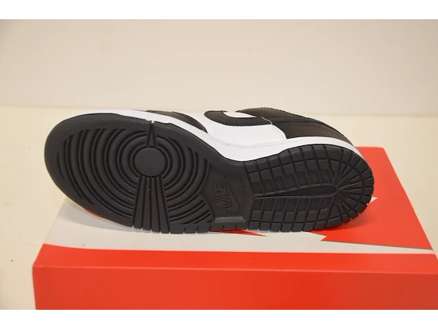 Sneakers nike dunk low retro white black (gs) maat 38 nieuw in doos (2) - afbeelding 9 van  10