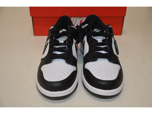 Sneakers nike dunk low retro white black (gs) maat 38,5 nieuw in doos (2) - afbeelding 1 van  10
