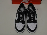 Sneakers nike dunk low retro white black (gs) maat 38,5 nieuw in doos (2) - afbeelding 4 van  10