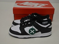 Sneakers nike dunk low retro white black (gs) maat 38,5 nieuw in doos (2) - afbeelding 5 van  10