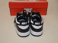 Sneakers nike dunk low retro white black (gs) maat 38,5 nieuw in doos (2) - afbeelding 6 van  10
