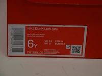 Sneakers nike dunk low retro white black (gs) maat 38,5 nieuw in doos (2) - afbeelding 10 van  10