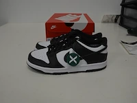 Sneakers nike dunk low retro white black (gs) maat 39 nieuw in doos (2) - afbeelding 5 van  10