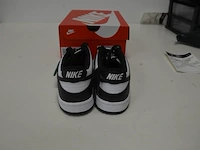 Sneakers nike dunk low retro white black (gs) maat 39 nieuw in doos (2) - afbeelding 6 van  10