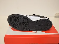 Sneakers nike dunk low retro white black (gs) maat 39 nieuw in doos (2) - afbeelding 9 van  10