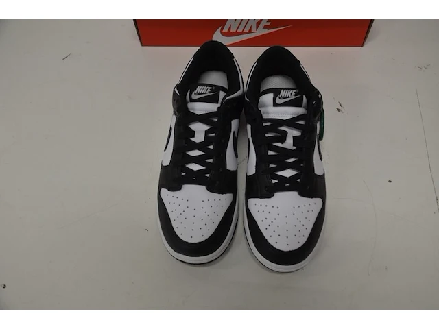 Sneakers nike dunk low white black (2021) maat 40 nieuw in doos (2) - afbeelding 4 van  10