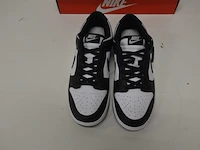 Sneakers nike dunk low white black (2021) maat 40 nieuw in doos (2) - afbeelding 4 van  10