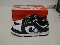 Sneakers nike dunk low white black (2021) maat 40 nieuw in doos (2) - afbeelding 5 van  10