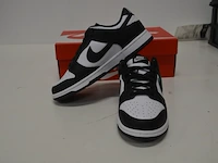 Sneakers nike dunk low white black (2021) maat 40 nieuw in doos (2) - afbeelding 8 van  10