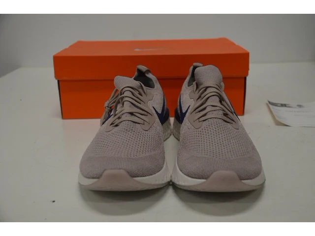 Sneakers nike epic react flyknit diffused taupe/blue void maat 46 nieuw in doos (2) - afbeelding 1 van  9