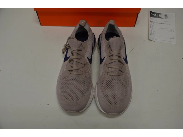 Sneakers nike epic react flyknit diffused taupe/blue void maat 46 nieuw in doos (2) - afbeelding 2 van  9