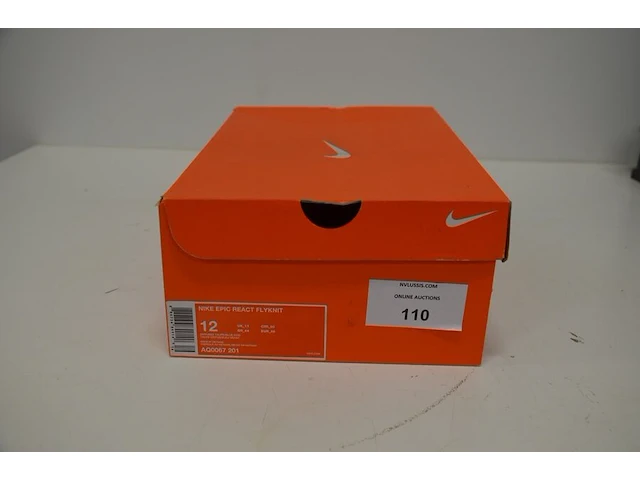 Sneakers nike epic react flyknit diffused taupe/blue void maat 46 nieuw in doos (2) - afbeelding 9 van  9