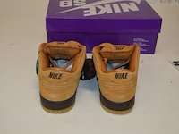 Sneakers nike sb dunk low wheat (2020) maat 42 nieuw in doos (2) - afbeelding 4 van  8