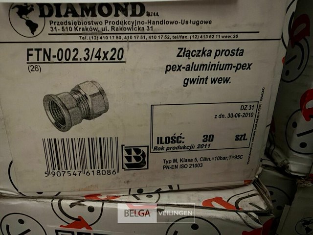 Snelkoppeling sanitair/verwarming - afbeelding 2 van  3