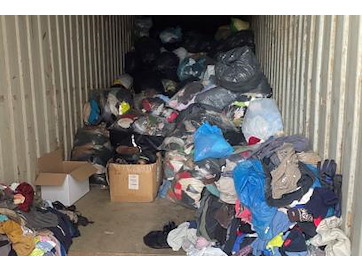 Snelveiling tweedehands kledij/schoenen