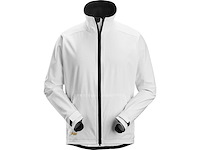 Snickers - 1205 - softshell jas stretch wit maat l (4x) - afbeelding 1 van  1