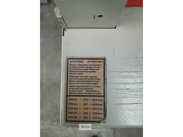 Snijmachine ideal - afbeelding 5 van  5