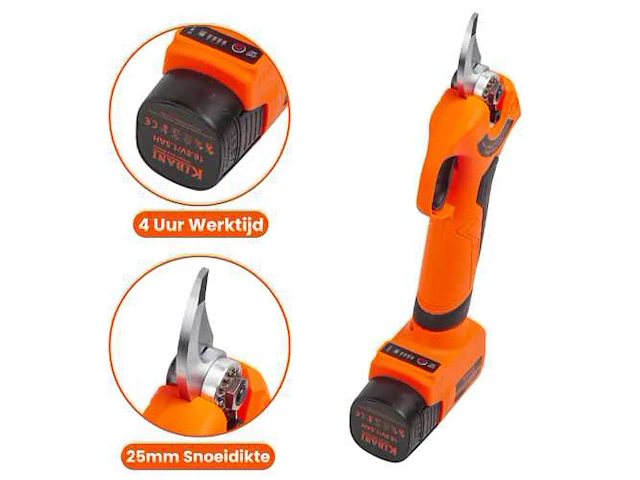 Snoeigereedschap kibani accu - afbeelding 6 van  7