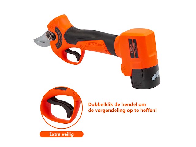 Snoeigereedschap kibani accu - afbeelding 7 van  7