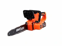 Snoerloze kettingzaag 12" 2x21v 4ah kraft&dele - afbeelding 2 van  5
