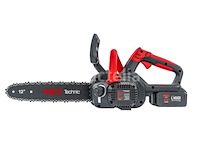 Snoerloze kettingzaag (2 x 4 ah batterijen, 1 x oplader) red technic - afbeelding 3 van  4
