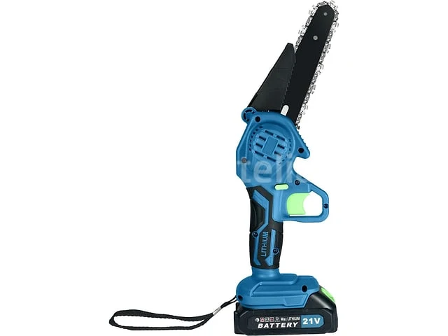 Snoerloze kettingzaag met 2 x 21v accu's en een w.d.s-lader - afbeelding 2 van  5