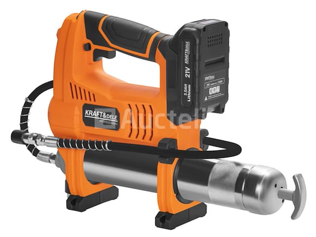 Snoerloze vetpistool met 3 ah batterij + kraft&dele-lader - afbeelding 1 van  5