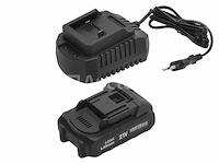 Snoerloze vetpistool met 3 ah batterij + kraft&dele-lader - afbeelding 5 van  5