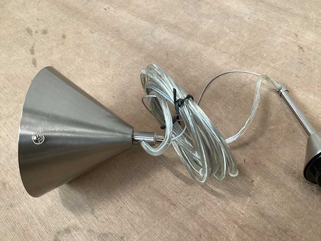 Snoerpendel geborsteld rvs (25x) - afbeelding 4 van  5