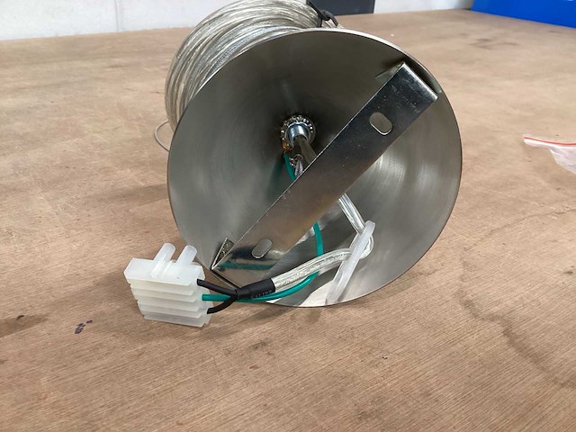 Snoerpendel geborsteld rvs (50x) - afbeelding 2 van  5