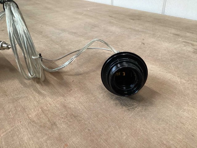 Snoerpendel geborsteld rvs (50x) - afbeelding 3 van  5