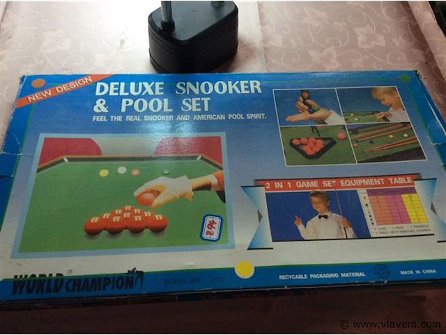Snookerspel - afbeelding 1 van  2