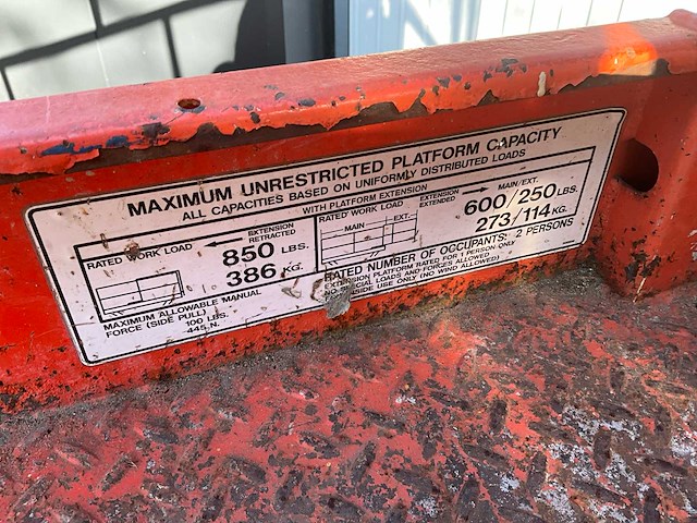 Snorkel s2545 hoogwerker - afbeelding 10 van  18