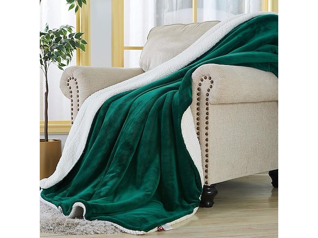 Sochow sherpa deken (220 x 240 cm) - afbeelding 3 van  3