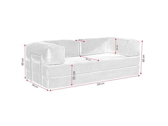 Sofa - anthraciet - afbeelding 5 van  5