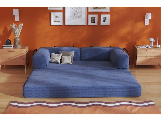 Sofa - blauw - afbeelding 2 van  3