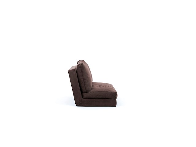 Sofa-bed met 2 zitplaatsen | comfort en stijl met metalen frame | bruin - afbeelding 4 van  9