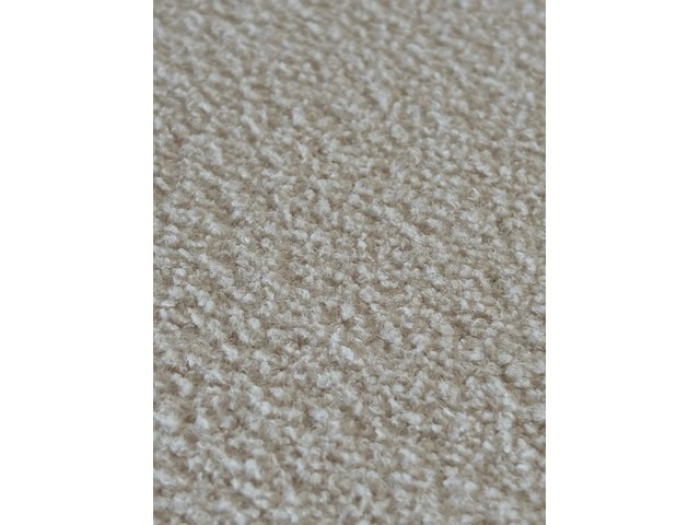 Sofa curved teddy beige - afbeelding 2 van  2