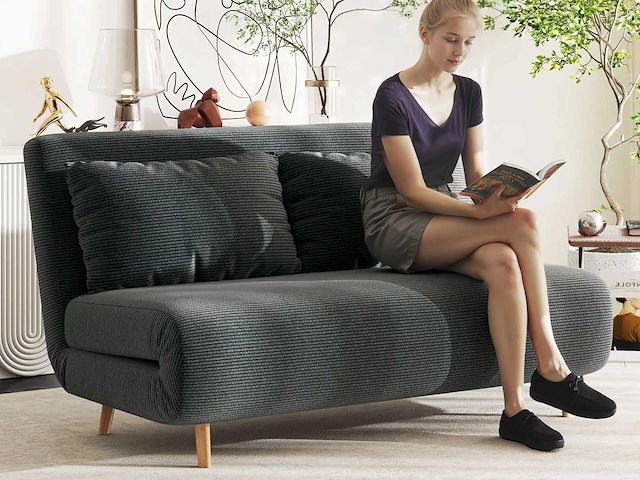 Sofa, extra bed, rugleuning verstelbaar in 3 standen - afbeelding 1 van  8