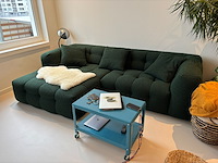 Sofa groene teddy stof